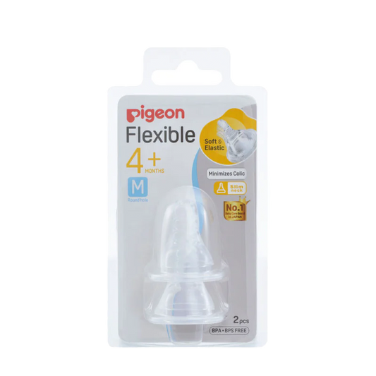 Pigeon Flexible Nipple Blister Pack (M) 2pcs