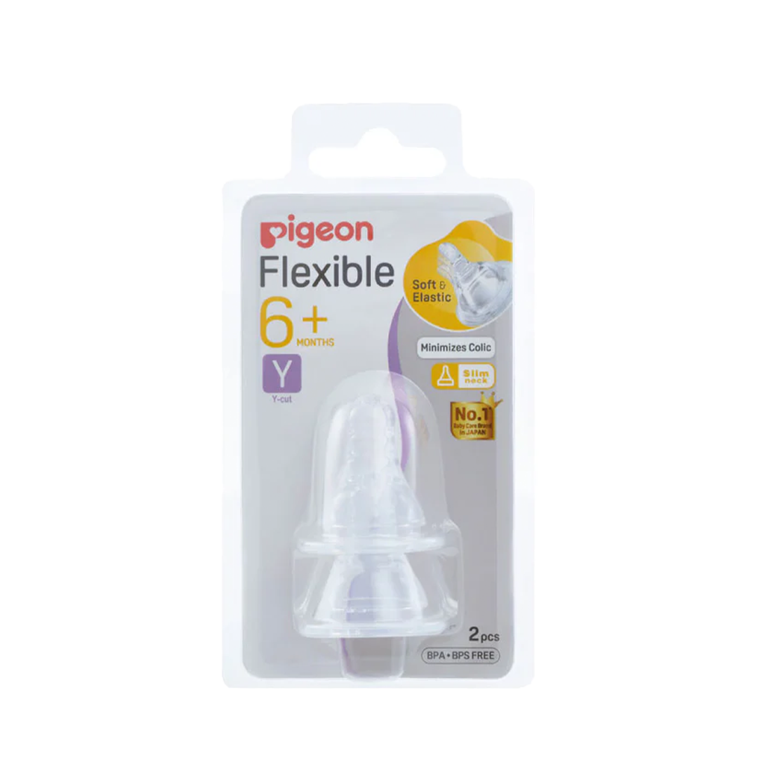 Pigeon Flexible Nipple Blister Pack (Y-cut) 2pcs