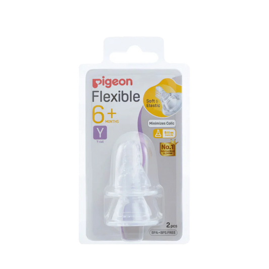 Pigeon Flexible Nipple Blister Pack (Y-cut) 2pcs