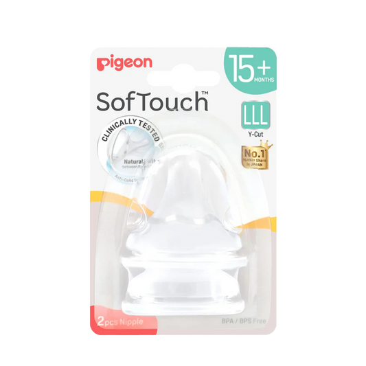 Pigeon SofTouch 3 Nipple Blister Pack (LLL) 2pcs