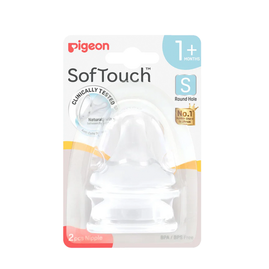 Pigeon SofTouch 3 Nipple Blister Pack (S) 2pcs