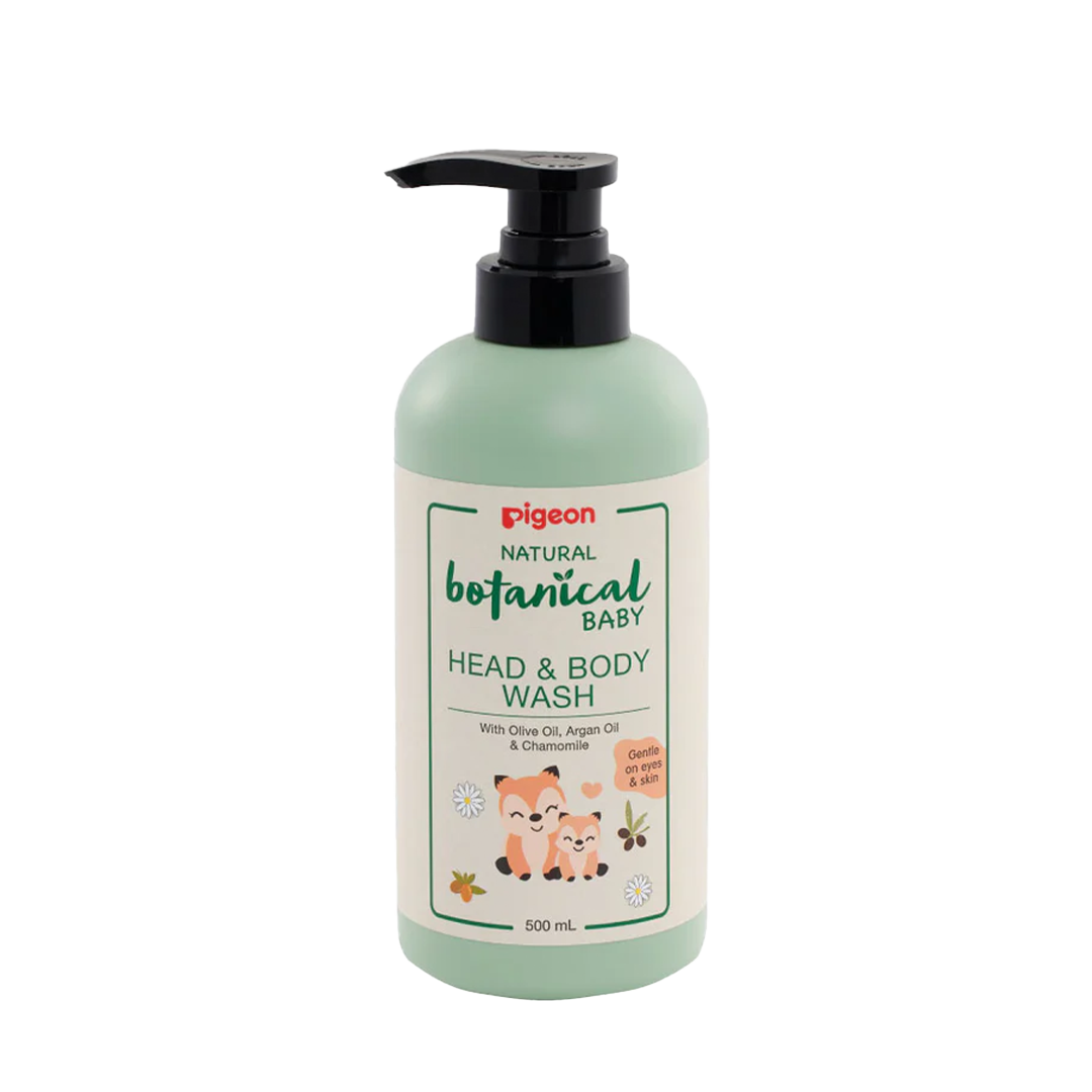 Pigeon Natural Botanical Baby Head & Body Wash 500ml
