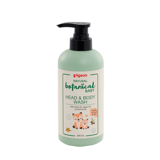 Pigeon Natural Botanical Baby Head & Body Wash 500ml
