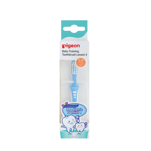 Pigeon Baby Training Toothbrush Lesson 3 Blue