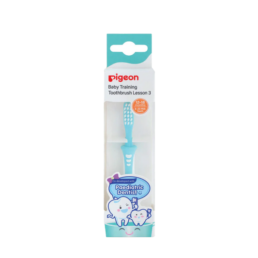 Pigeon Baby Training Toothbrush Lesson 3 Green