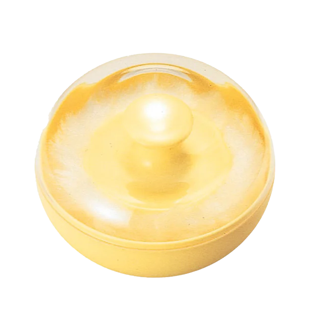 Pigeon Powder Case with Puff, U-Type Yellow K261