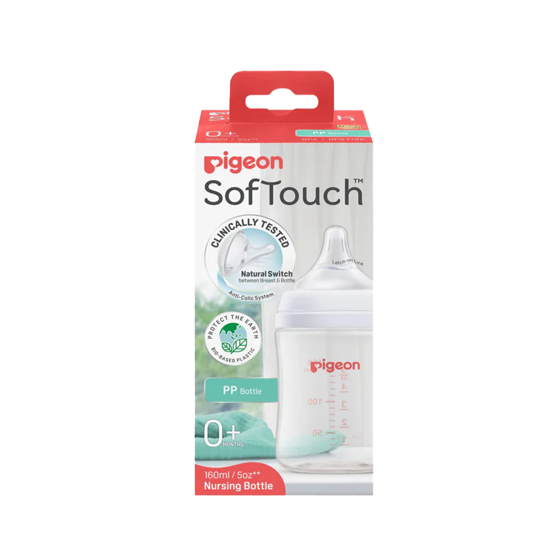 Pigeon SofTouch 3 Nursing Bottle PP Logo 160ml
