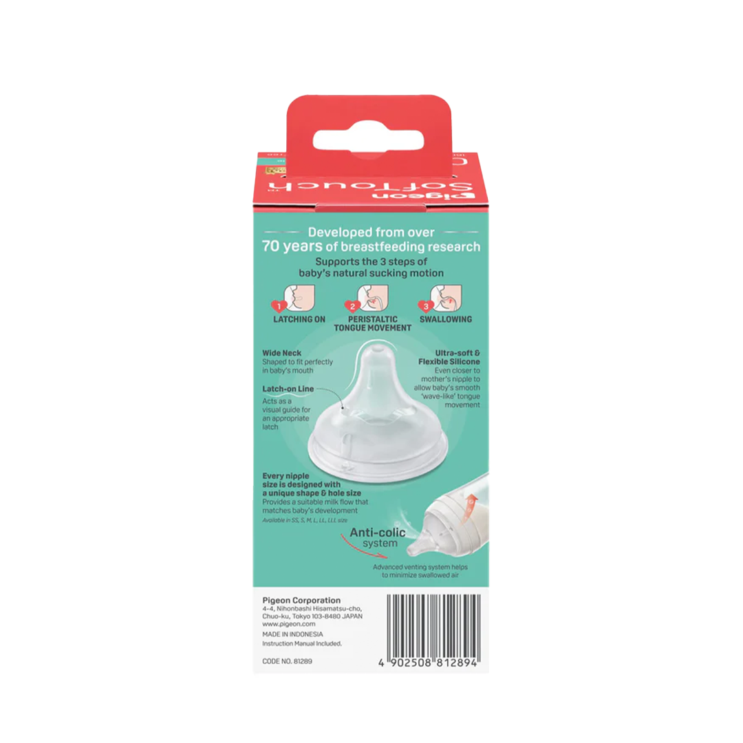 Pigeon SofTouch 3 Nursing Bottle PP Logo 160ml