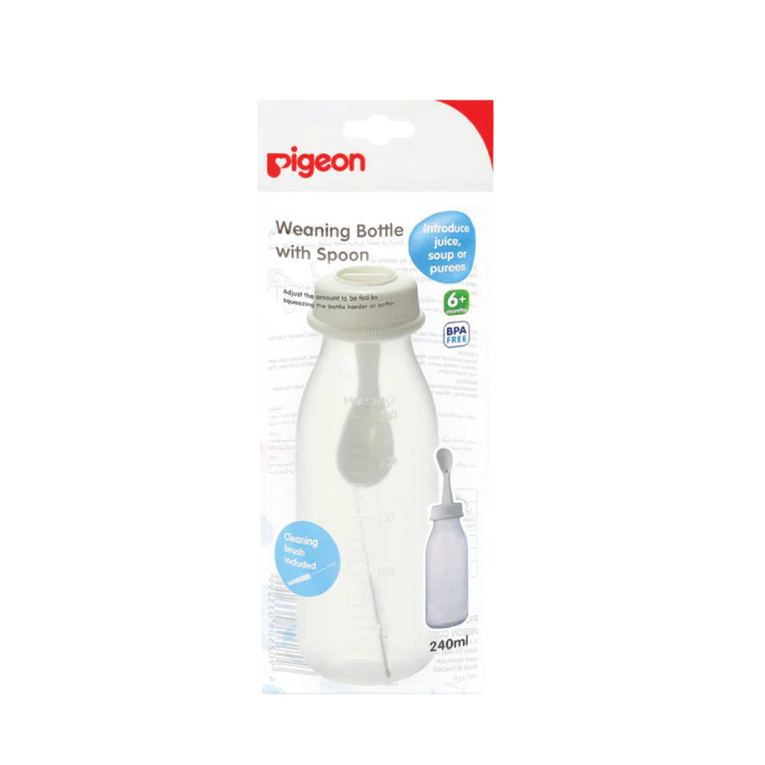 Pigeon (D329) Weaning Bottle With Spoon, 240ml
