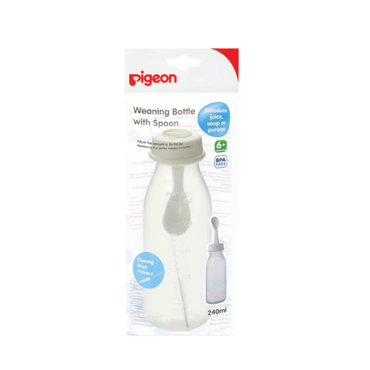 Pigeon (D329) Weaning Bottle With Spoon, 240ml