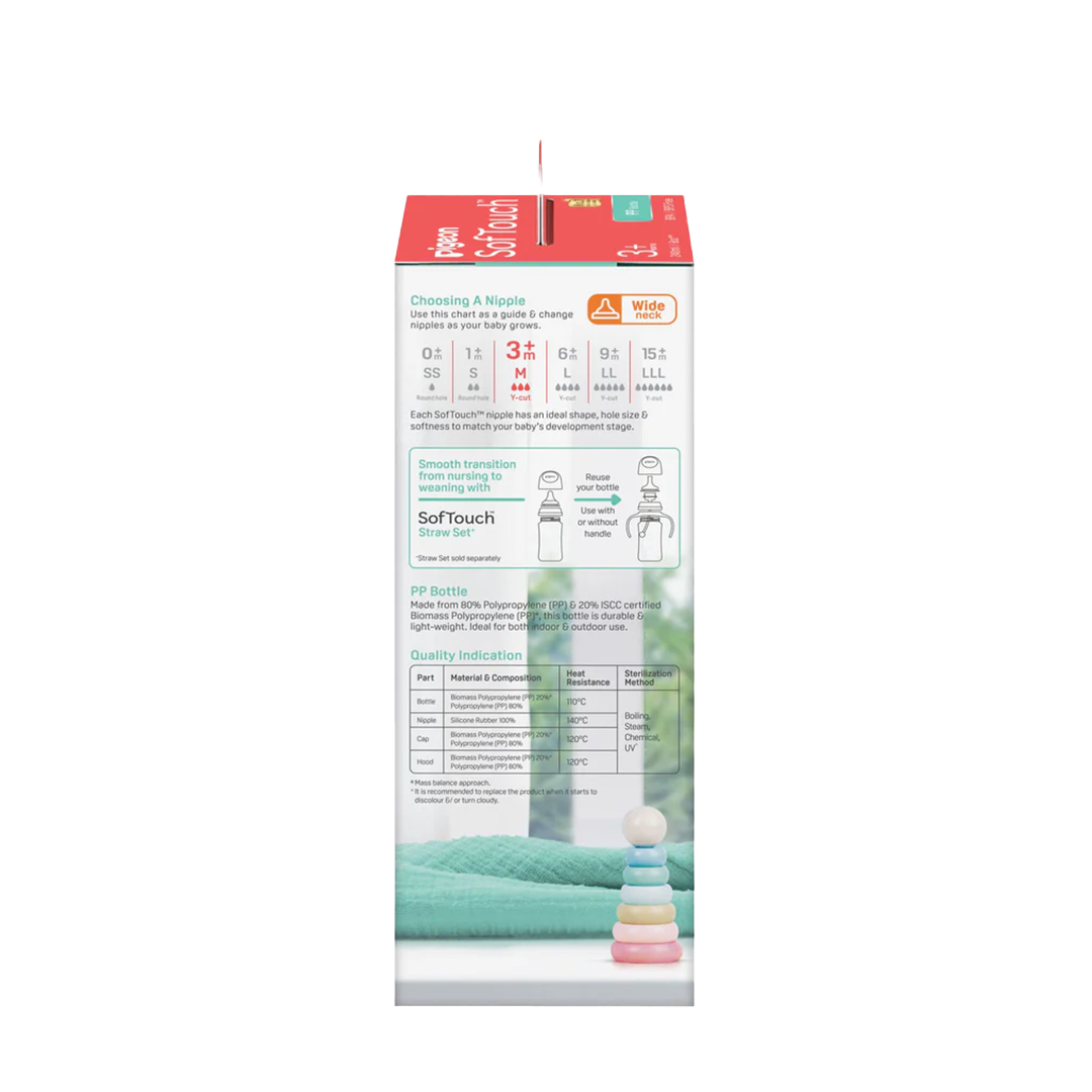 Pigeon SofTouch 3 Nursing Bottle PP 330ml