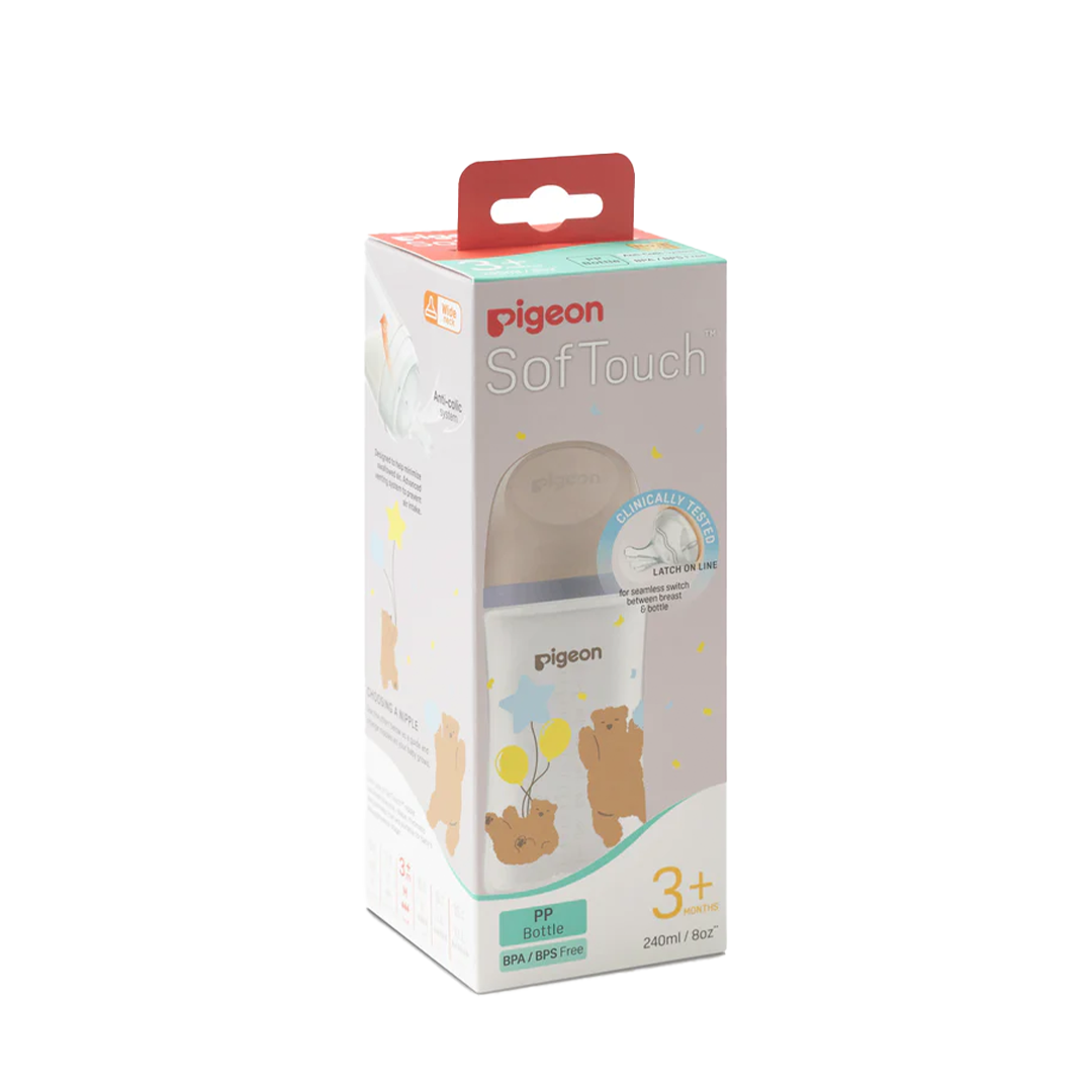 Pigeon SofTouch 3 Nursing Bottle PP Bear 240ml