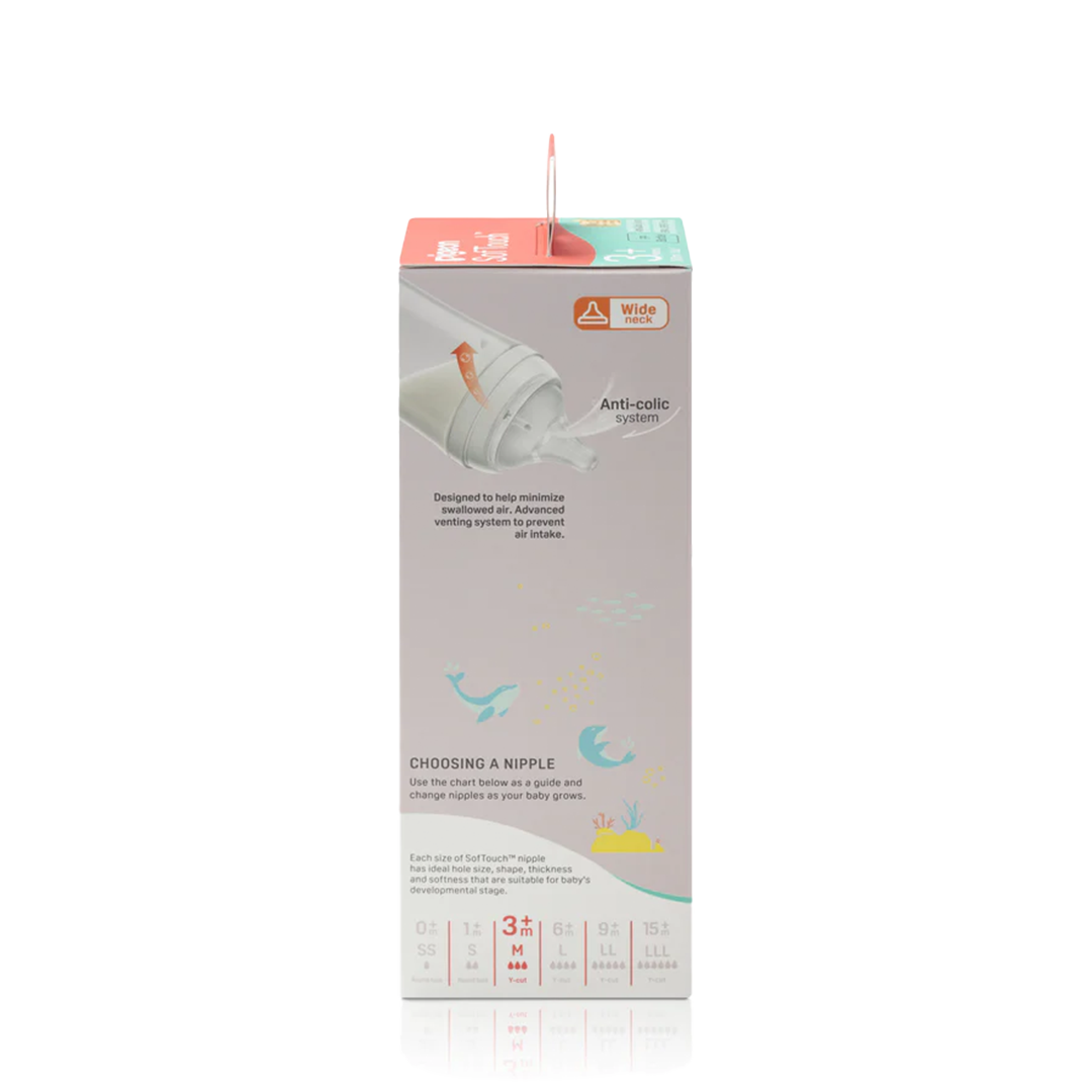 Pigeon SofTouch 3 Nursing Bottle PP Dolphin 240ml