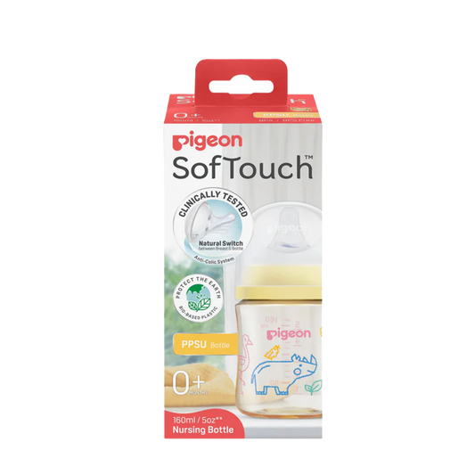 Pigeon SofTouch 3 Nursing Bottle PPSU Animal 160ml