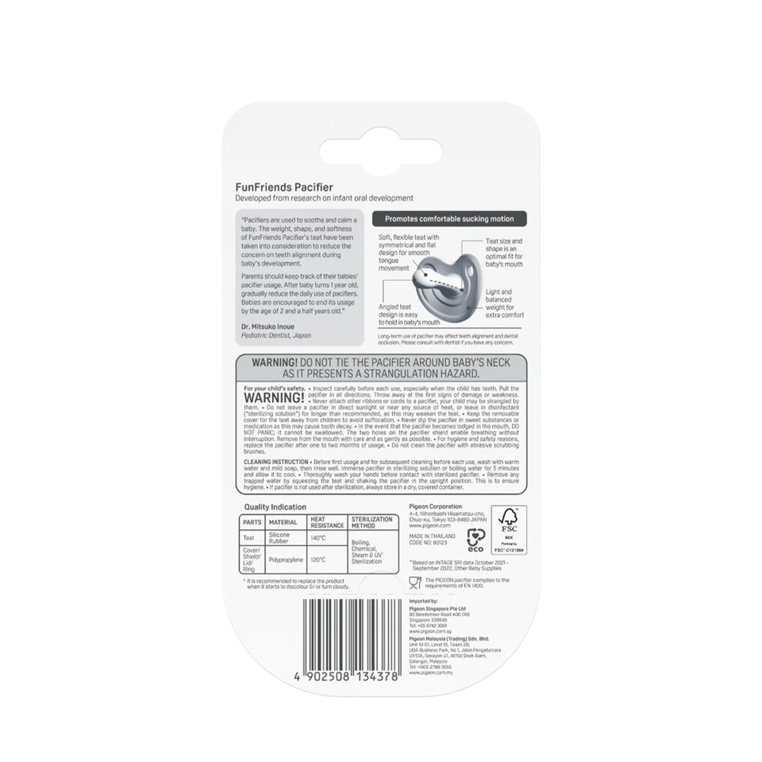 Pigeon Funfriends Pacifier Bear (S)