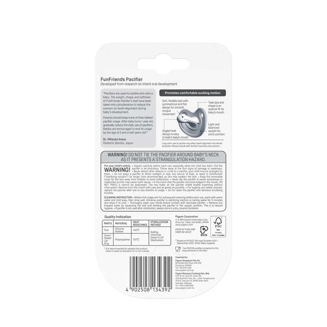 Pigeon Funfriends Pacifier Whale (L)