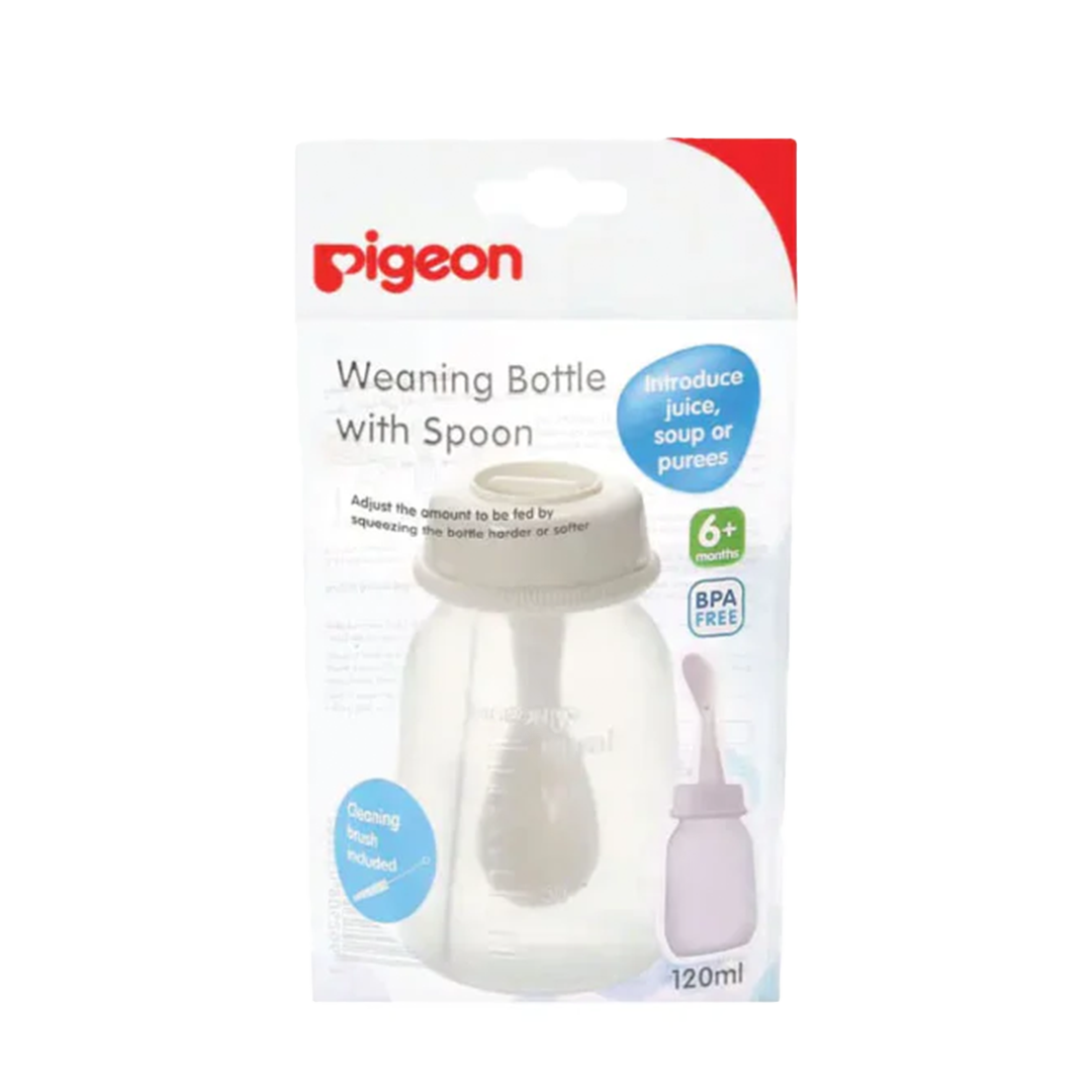 Pigeon (D328) Weaning Bottle With Spoon, 120ml