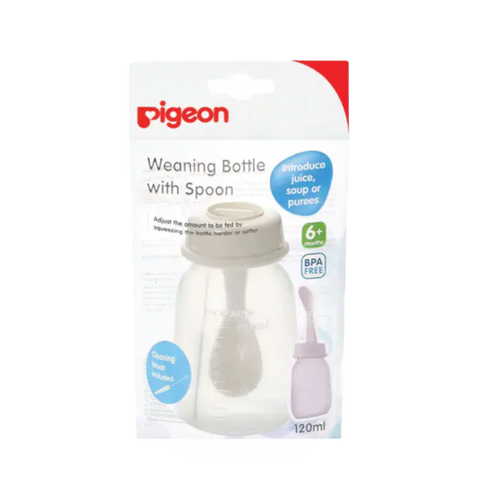 Pigeon (D328) Weaning Bottle With Spoon, 120ml