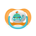 Philips Avent Soother Ultra Air Animals 6-18 months x 2s (Orange Penguin & Blue Tortoise)