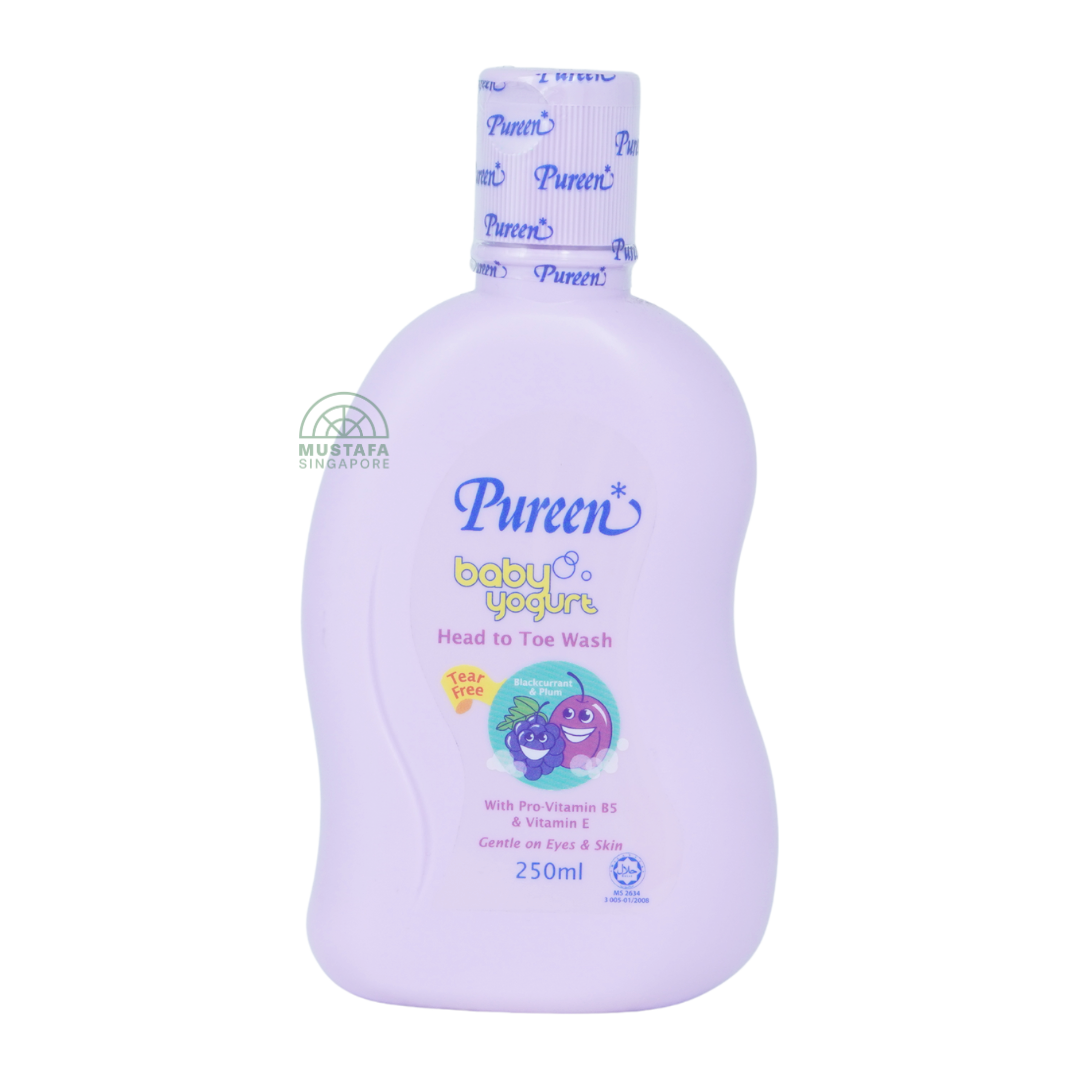 Pureen Baby Yogurt Head to Toe Wash Blackcurrant & Plum 250ml