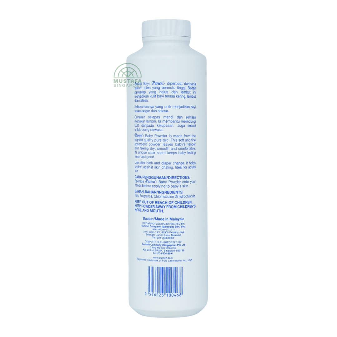 Pureen Baby Powder Mild & Caring 525g