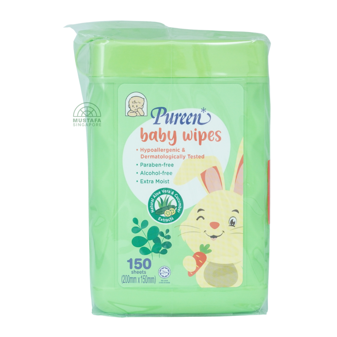 Pureen Baby Wipes Value Pack 2 x 150's
