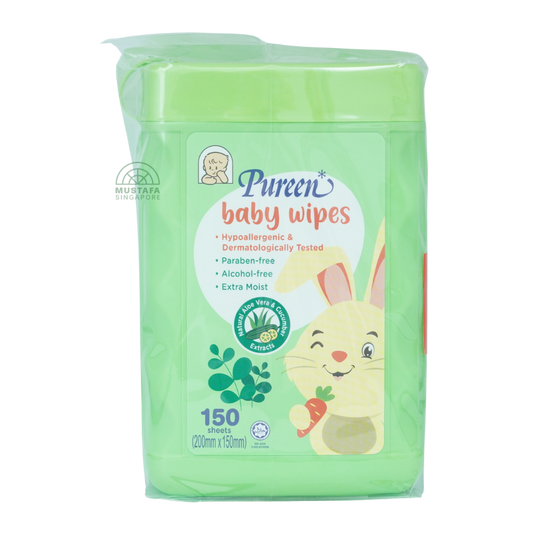 Pureen Baby Wipes Value Pack 2 x 150's