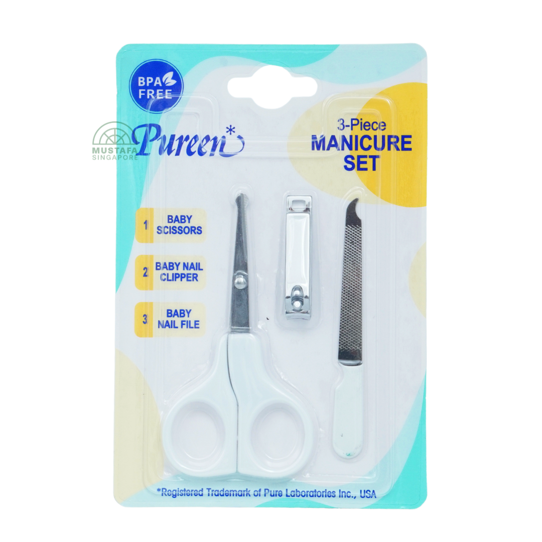 Pureen 3-Piece Manicure Set