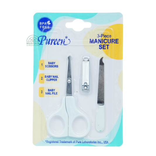 Pureen 3-Piece Manicure Set
