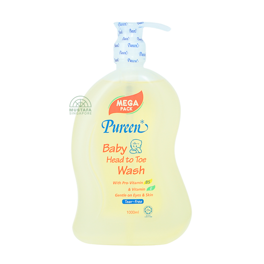 Pureen Baby Head to Toe Wash With Pro-Vitamin B5 Mega Pack 1000ml