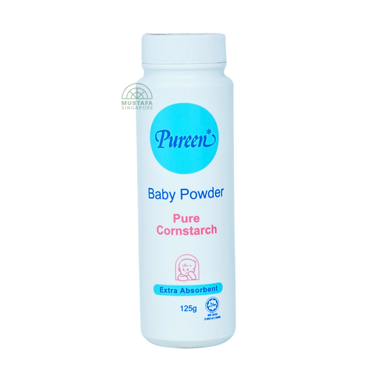 Pureen Baby Powder Pure Cornstarch Extra Absorbent 125g