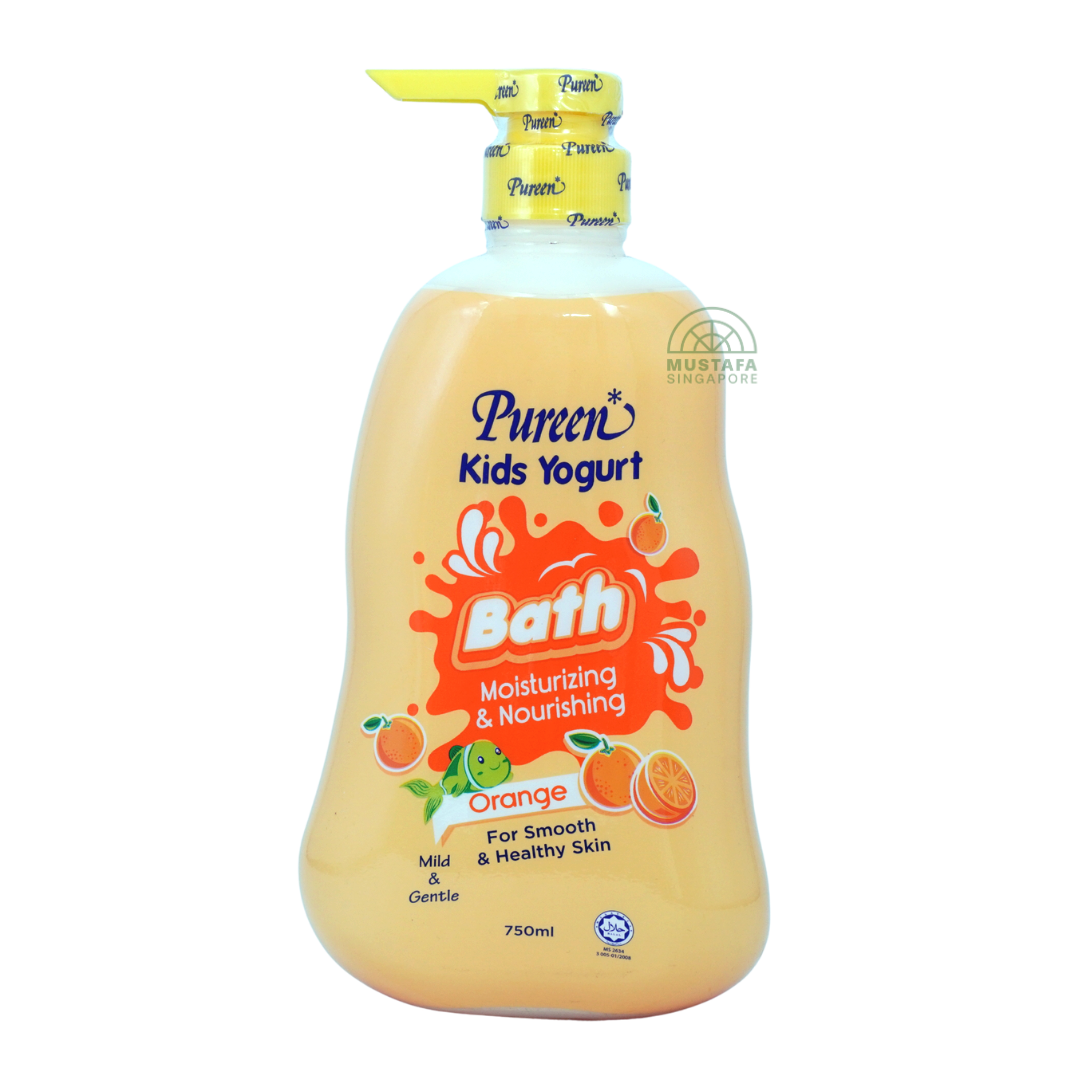 Pureen Kids Yogurt Bath Moisturizing & Nourishing Orange 750ml