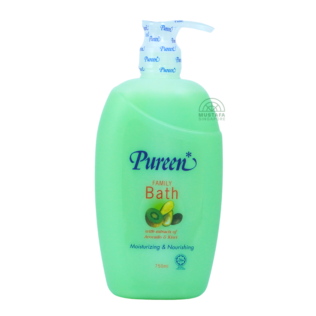 Pureen Family Bath with Extracts of Avocado & Kiwi Moisturizing & Nourishing 750ml