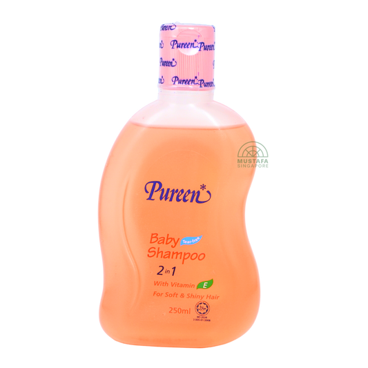 Pureen Baby Shampoo 2 in 1 with vitamin E for Soft & Shiny Hair 250ml