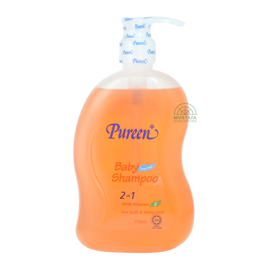 Pureen Baby Shampoo 2 in 1 with vitamin E for Soft & Shiny Hair 750ml
