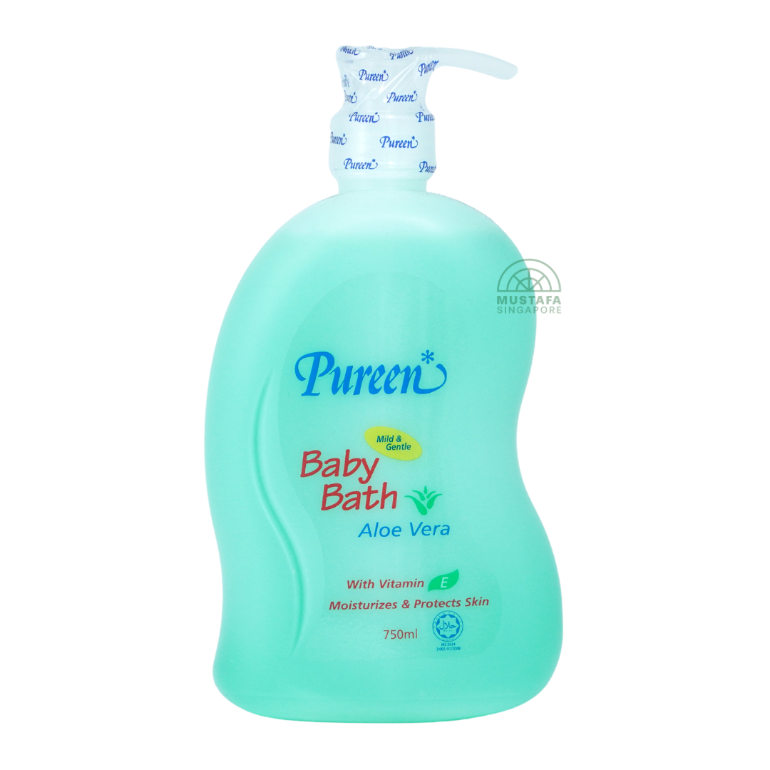 Pureen Mild & Gentle Baby Bath Moisturizes & Protects Skin 750ml