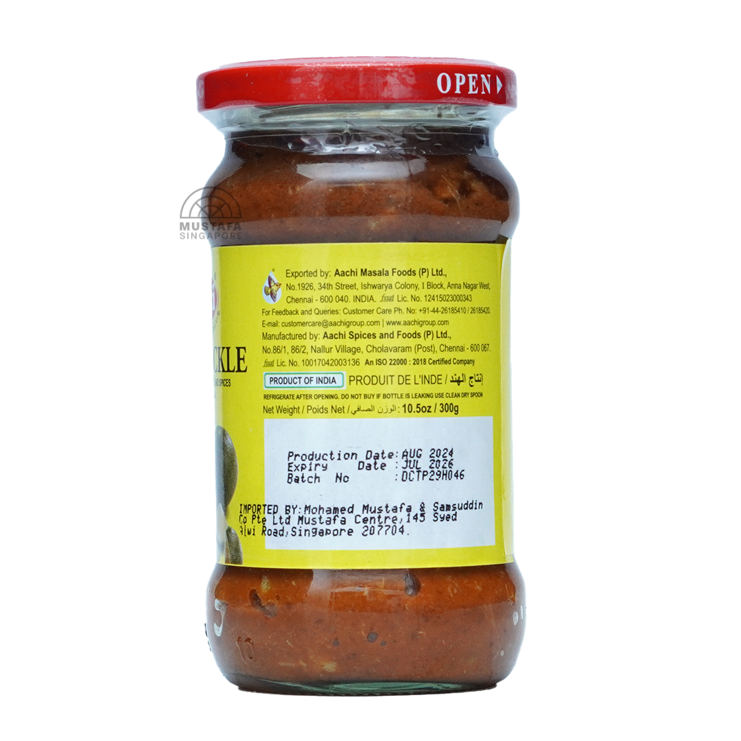 Aachi Citron Pickle (Presevered in Salt & Spices) 300g