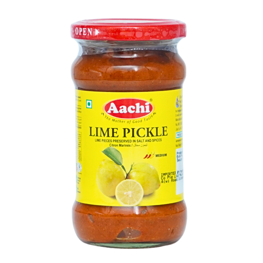 Aachi Lime Pickle (Presevered in Salt & Spices) 300g