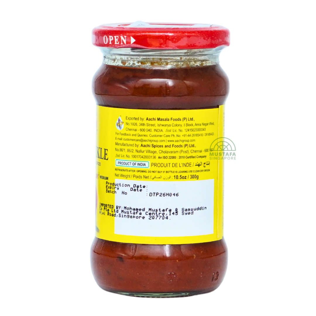 Aachi Tomato Pickle (Presevered in Salt & Spices) 300g
