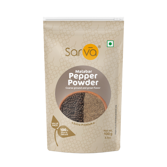 Sarva Malabar Pepper Powder 100g