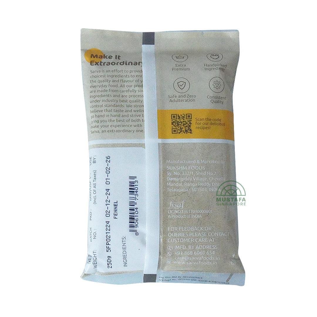Sarva Fennel Powder 250g
