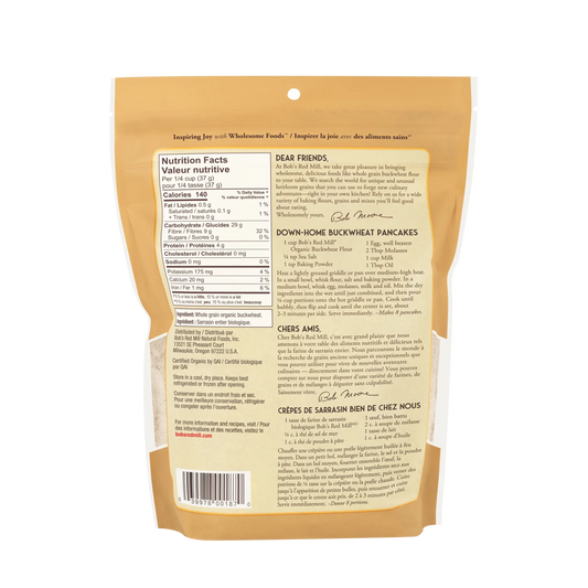 Bob's Red Mill Wheat Flour Farine De Sarrasin 624g