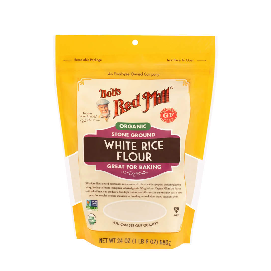 Bob's Red Mill Organic Stone Ground White Rice Flour 680g