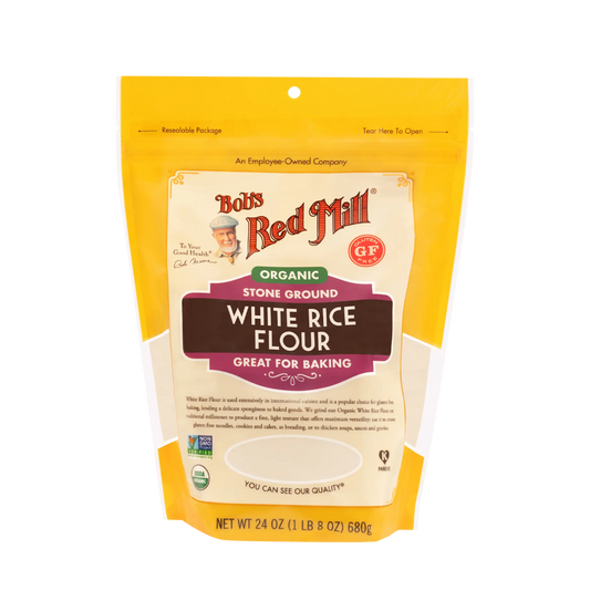 Bob's Red Mill Organic Stone Ground White Rice Flour 680g