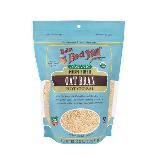 Bob's Red Mill Organic Oat Bran Hot Cereal 510g