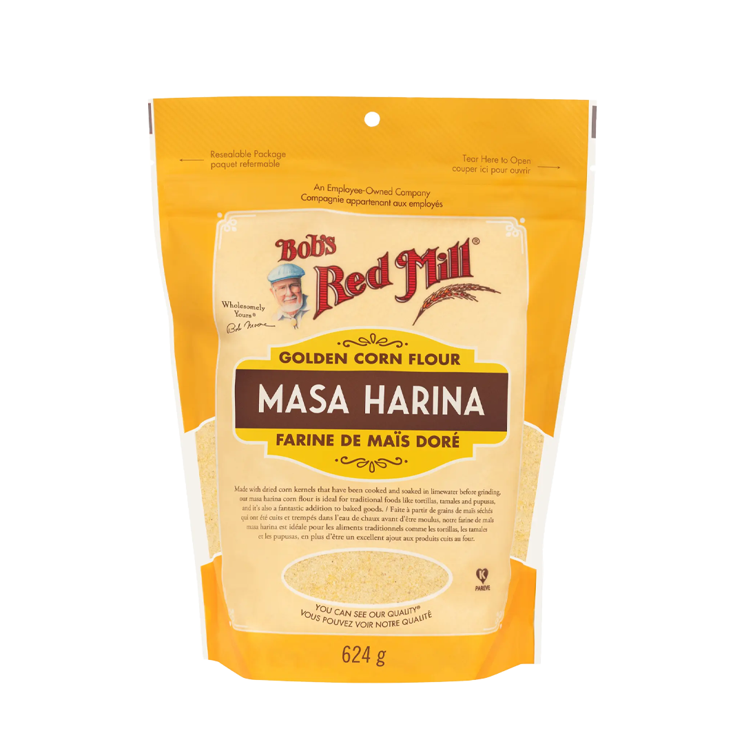 Bob's Red Mill Organic Golden Corn Flour Masa Harina 624g