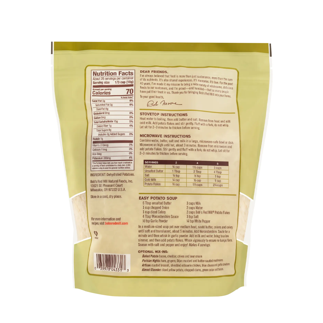 Bob's Red Mill Potato Flakes Instant 454g