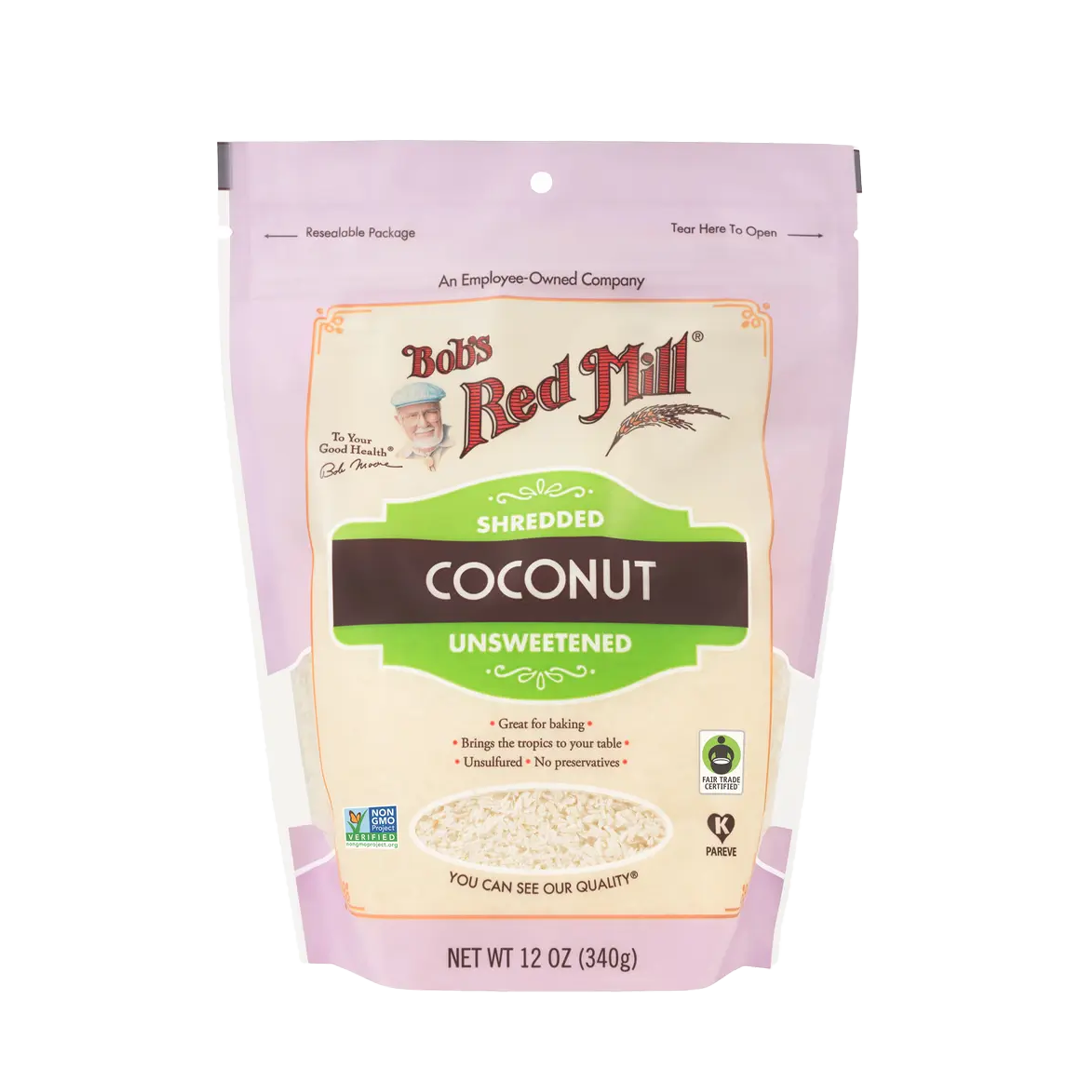 Bob's Red Mill Shredded Coconut Unsweetened 340g
