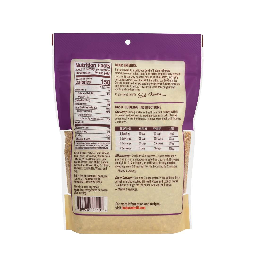 Bob's Red Mill 10 Grain Hot Cereal 709g