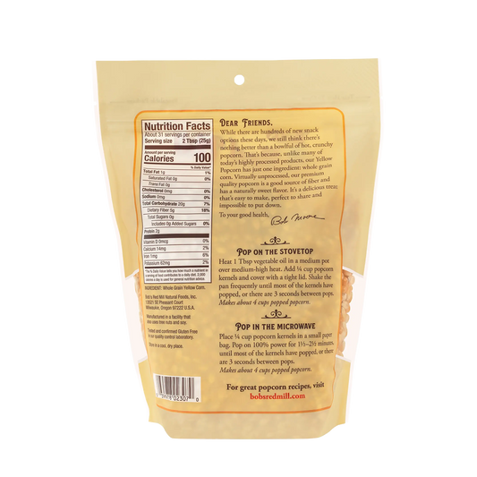 Bob's Red Mill Yellow Popcorn 850g